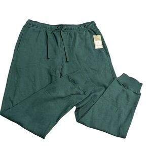 NEW Goodfellow&Co Joggers Cozy Cotton Poly Blend Dark Green Gift for Men